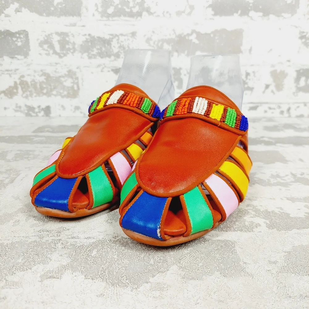FARM Rio Multicolor Mules - Picture 2 of 13
